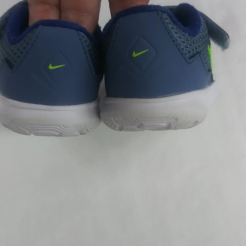 Nike Kids Blue and Green Sneakers
